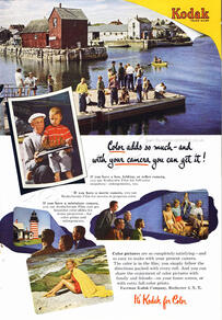 1952 Kodak vintage ad
