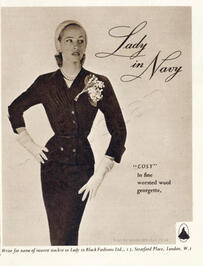 1952 Lady In Black Fashions