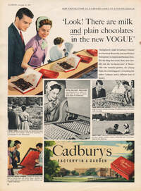  1953 Cadbury's Vogue - framed preview retro