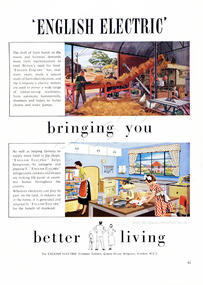 1953 vintage English Electric ad