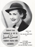 1953 Lincoln Bennett - vintage ad