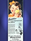 1953 Ovaltine - vintage ad