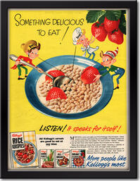  1953 Rice Krispies - framed preview retro