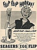 1953 Seagers Egg Flip vintage ad