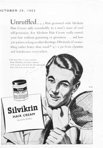 1953 Silvikrin Hair Cream vintage advert
