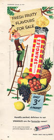 vintage 1953 Fruit Spangles