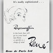 1952 Rene de Paris - vintage ad