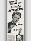 1954 ​Andies vintage ad