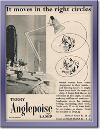 1954 Terry Anglepoise Lamp  - framed preview vintage ad