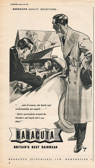 1954 Baracuta Rainwear unframed preview