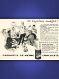 1954 Cadbury's Drinking Chocolate - vintage ad