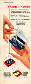 1954 Gillette Shaving Razors advert