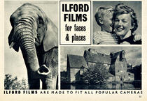  vintage Ilford Films advert