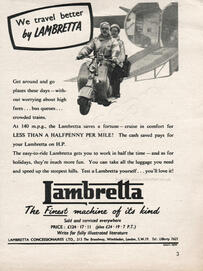 1954 Lambretta vintage ad