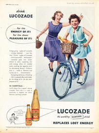vintage Lucozade advert