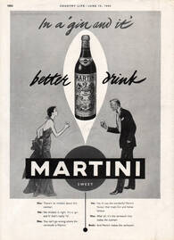 1954 Sweet Martini - unframed vintage ad
