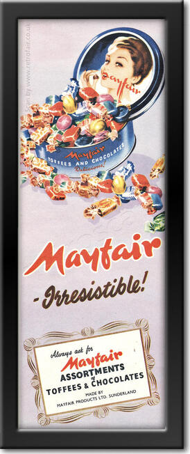 1954 Mayfair Toffees & Chocolates