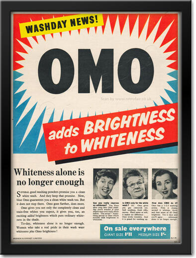 vintage OMO advert