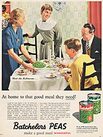  1955 ​Batchelor's Peas - vintage ad