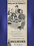 1954 Bulmers vintage ad