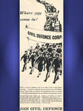 1955 Civil Defence - vintage ad