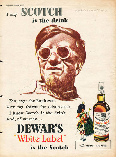 1955 Dewar's - unframed vintage ad