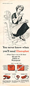 1955 Elastoplast  vintage ad