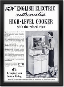 vintage 1955 English Electric  cooker