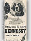 1955 ​Hennessy  - vintage ad