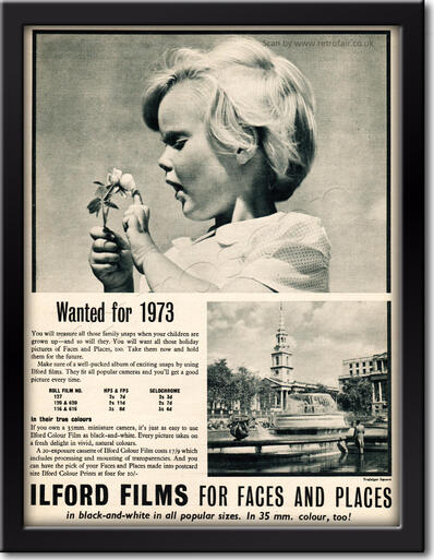 vintage 1955 Ilford films