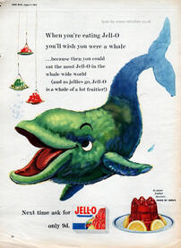 1955 Jell-O vintage ad