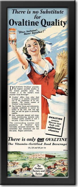 1955 Ovaltine (Farm) vintage ad