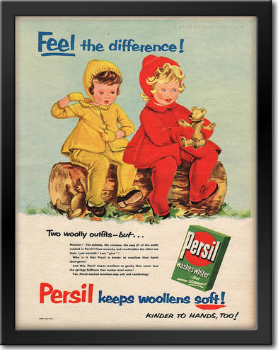 1955 Persil Washing Powder Children vintage ad