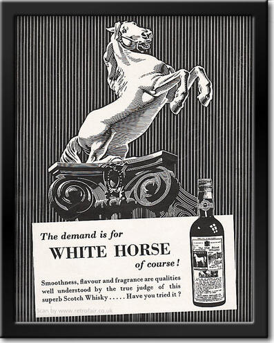 1955 vintage White Horse Scotch Whisky Vintage