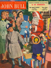 1955 December John Bull Vintage Magazine Santa's Grotto