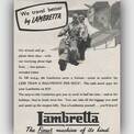 1954 Lambretta - Vintage Ad