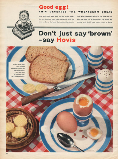 1958 Hovis Bread - unframed vintage ad
