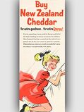 1958 New Zealand Cheddar vintage ad