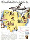 1949 United Airlines - vintage ad
