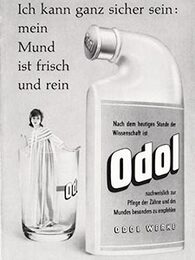 1960 Odol - unframed vintage ad