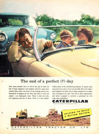 1959 Caterpiller Tractors  vintage ad
