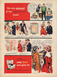 1959 Gas Council - unframed vintage ad