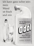 1960 Odol vintage ad
