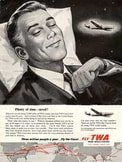 1954 Trans World Airlines (TWA) - vintage ad