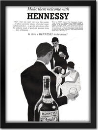 1961 Hennessy Cognac - framed preview retro