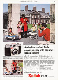  1961 Kodak Film - unframed vintage ad