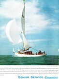 1961 Senior Service sailing vintage ad