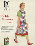 1955 Persil Washing Powder 'for coloureds too'
