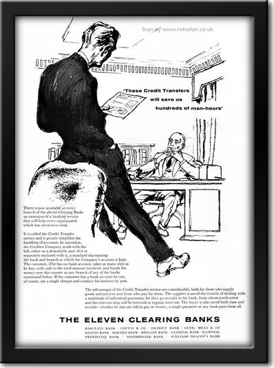 1962 Clearing Banks vintage ad
