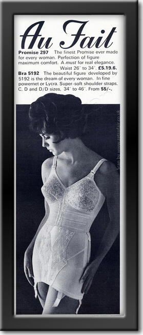 1964 Au Fait Lingerie  - framed preview